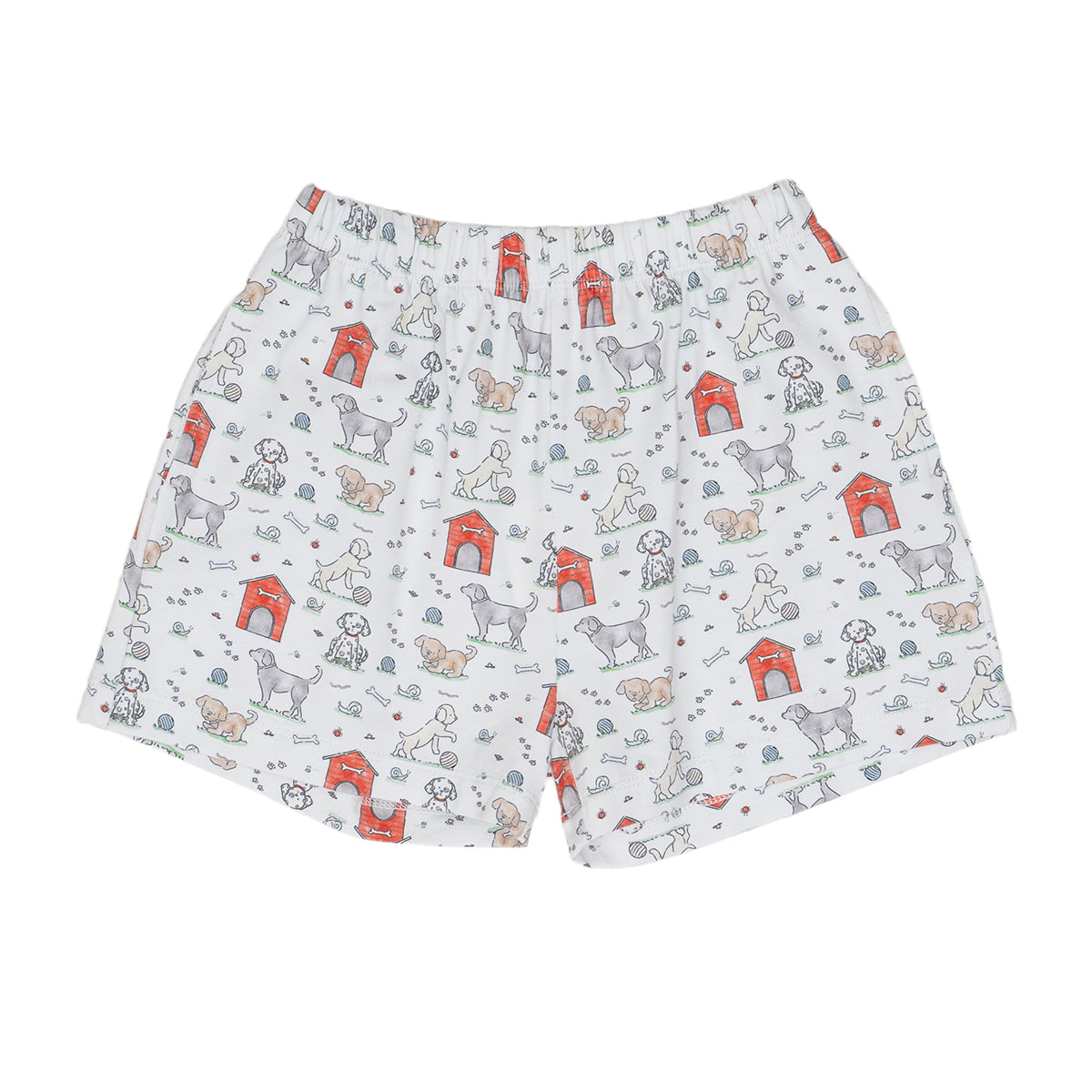 Playful Pup Boys Shorts by The Oaks