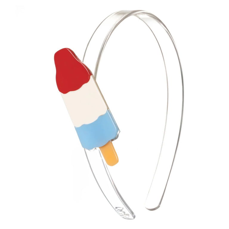 Popsicle Red / Blue Headband by Lilies & Roses