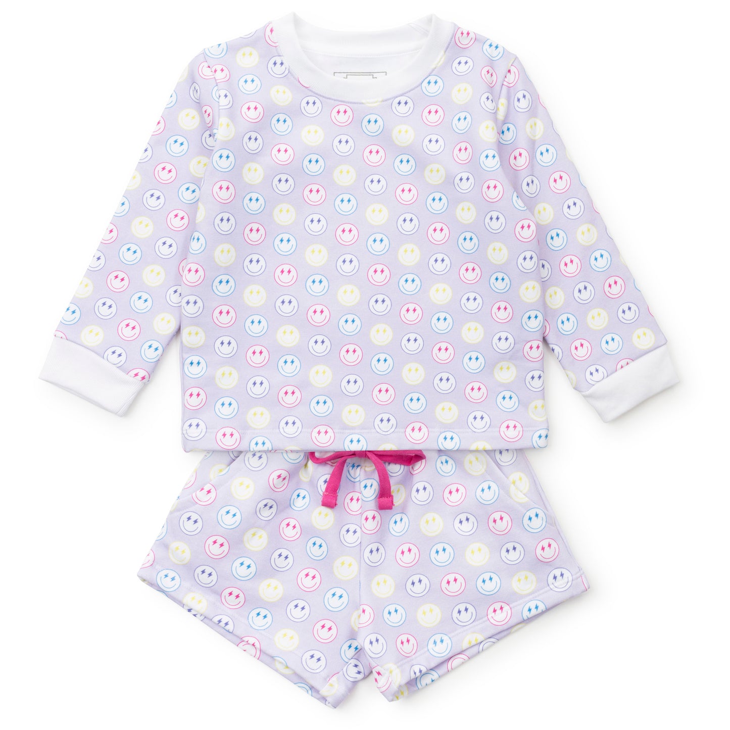 Preppy Smiles Stella Sweatshirt Short Set by Lila & Hayes