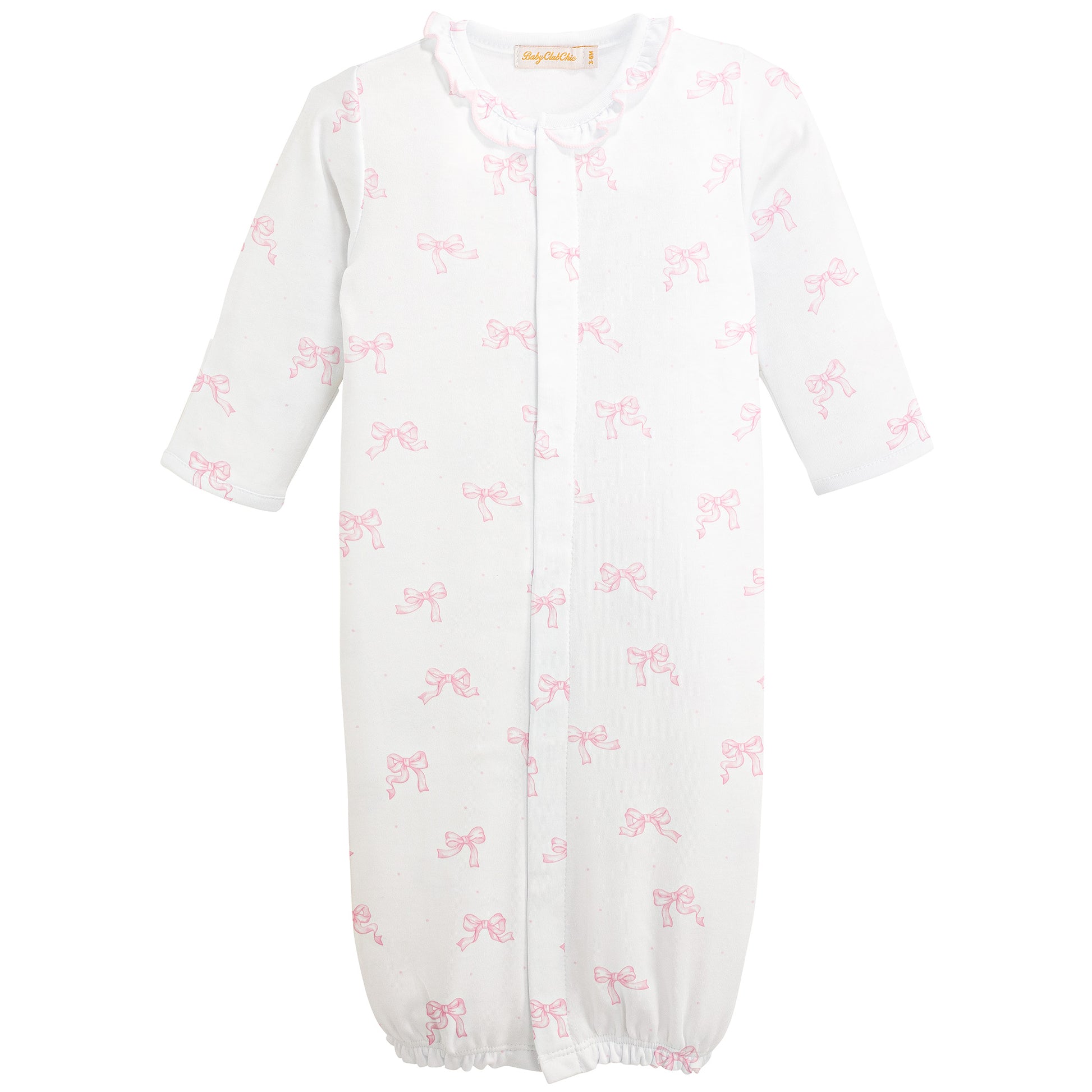 Baby Club Chic Let's Fly Together Converter Gown with Piping Trim