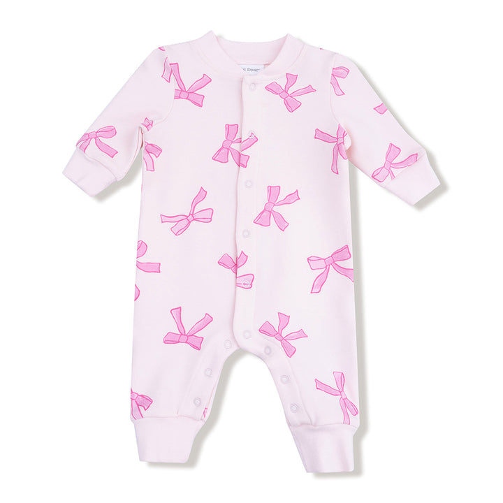 Pretty Bows French Terry Romper by Angel Dear