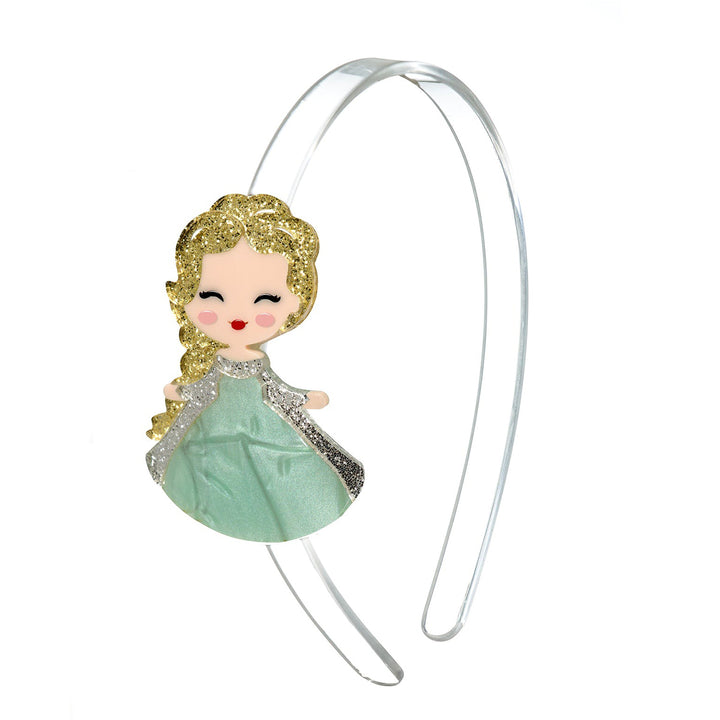 Cute Doll Gold Hair Headband by Lilies & Roses