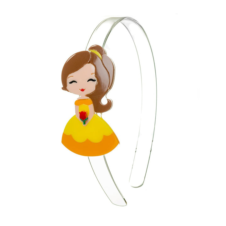 Cute Doll Yellow Dress Headband by Lilies & Roses