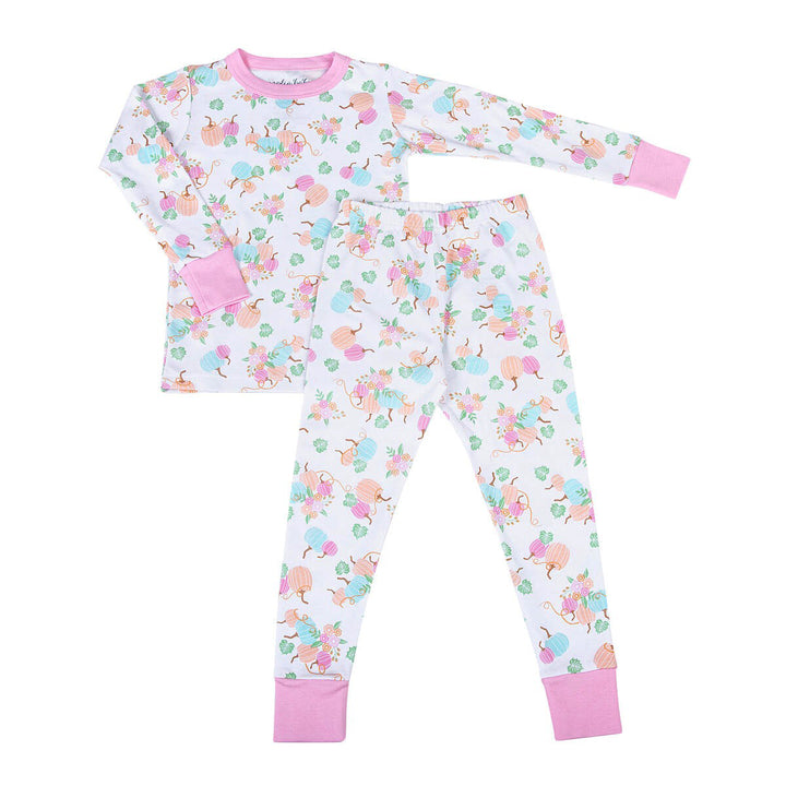 Pumpkins Long Pajamas by Magnolia Baby