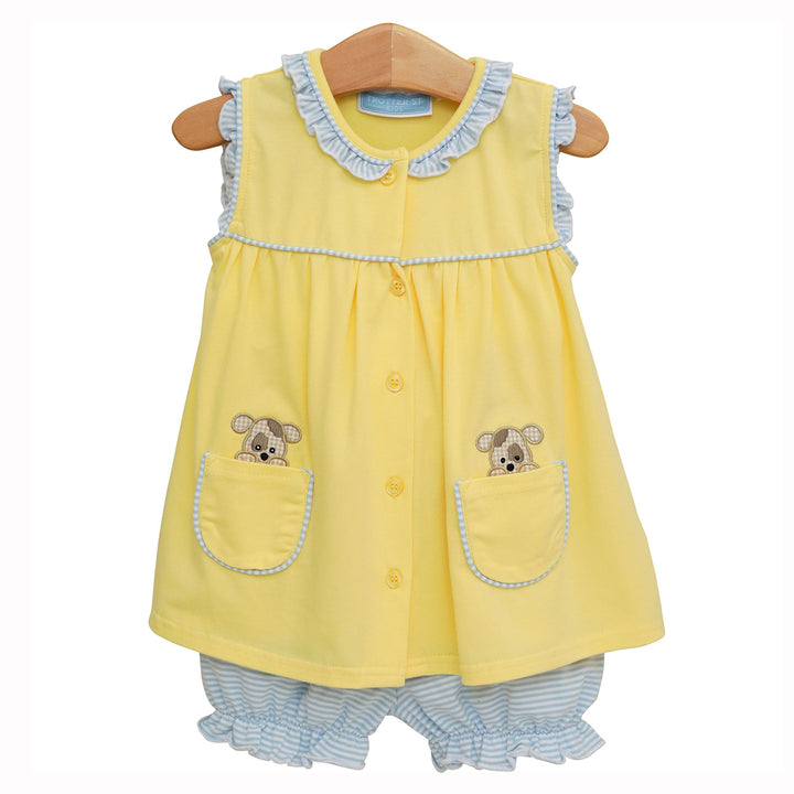 Puppy Paws Bloomer Set by Trotter Street Kids