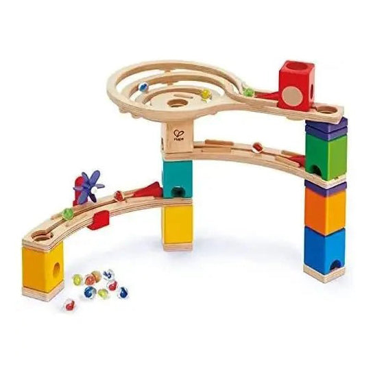 Hape Quadrilla Race To The Finish Marble Run Blocks