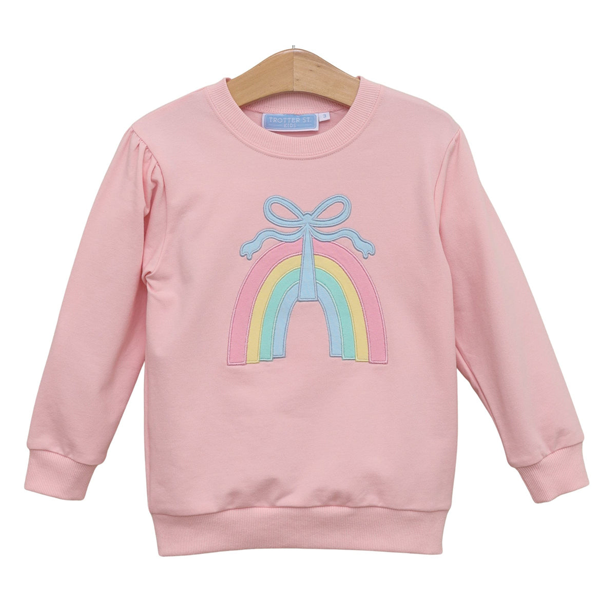 Rainbow French Terry Pullover by Trotter Street Kids