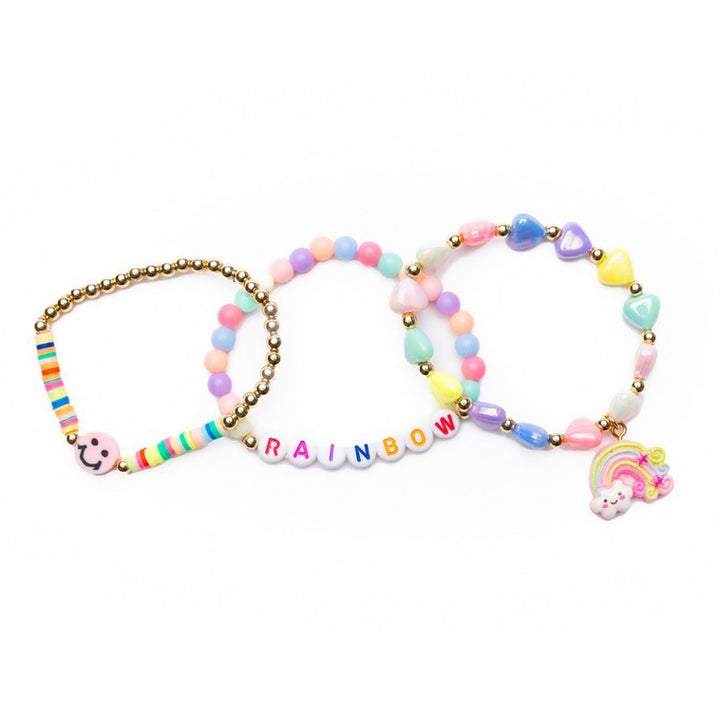 Rainbow Smiles Bracelet Set by Great Pretenders