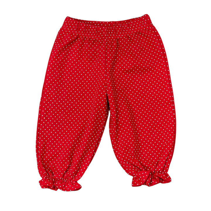 Red Polka Dot Bloomer Pants by Luigi