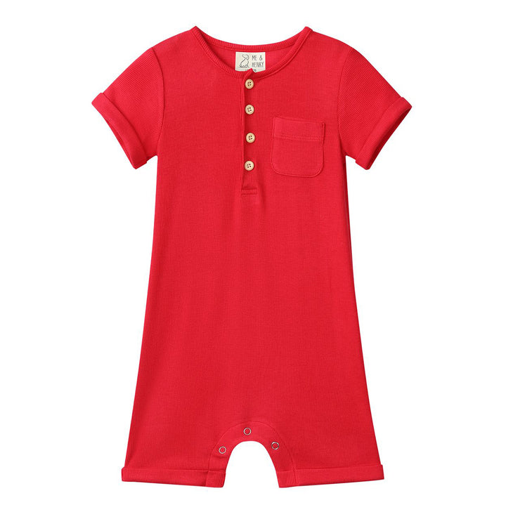 Red Romper by Me & Henry