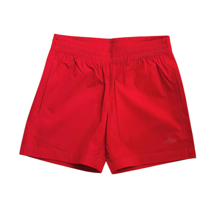 Red Performance Play Shorts by Southbound