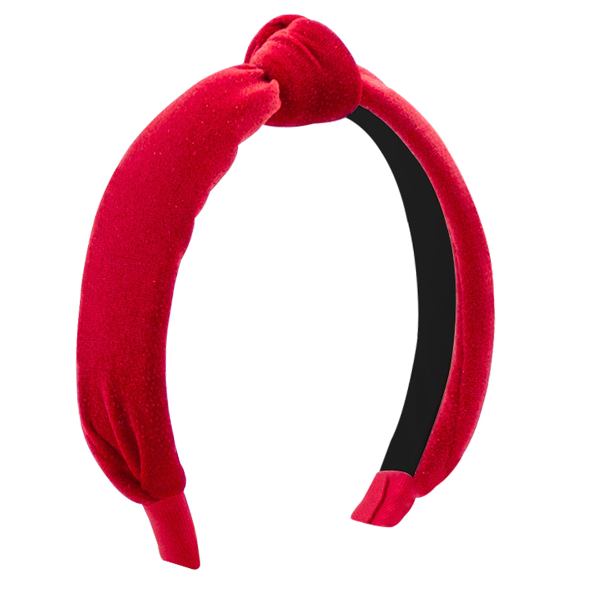 Red Sparkle Velvet Knot Headband by Wee Ones