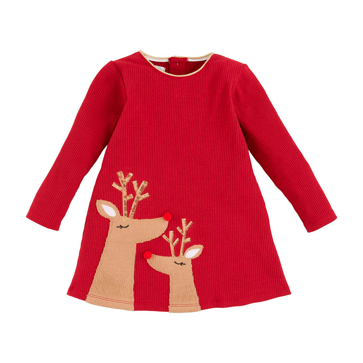 Reindeer T-Shirt Dress by Mud Pie