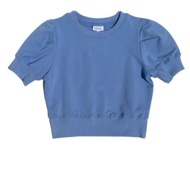 Riley Light Blue Sweatshirt by Pleat Collection