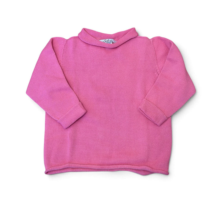 Fuchsia Jersey Rollneck Sweater by A Soft Idea