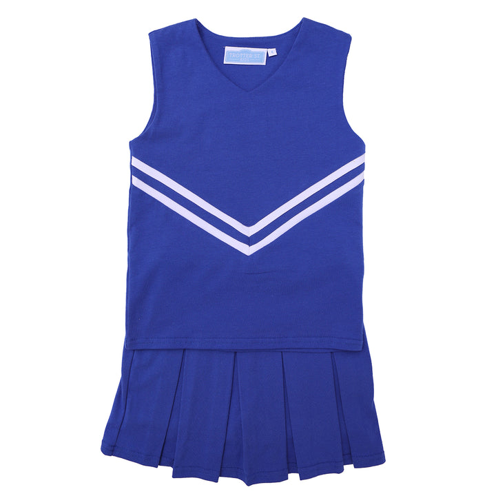 Royal Blue Cheer Uniform Set by Trotter Street Kids