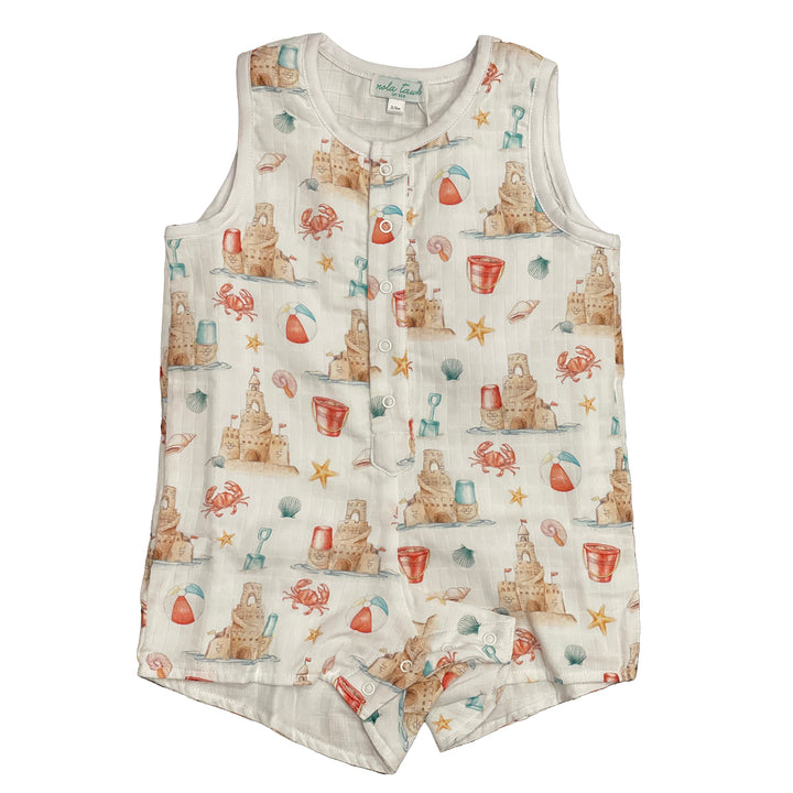 Sandcastle Kingdom Organic Muslin Shortall by Nola Tawk