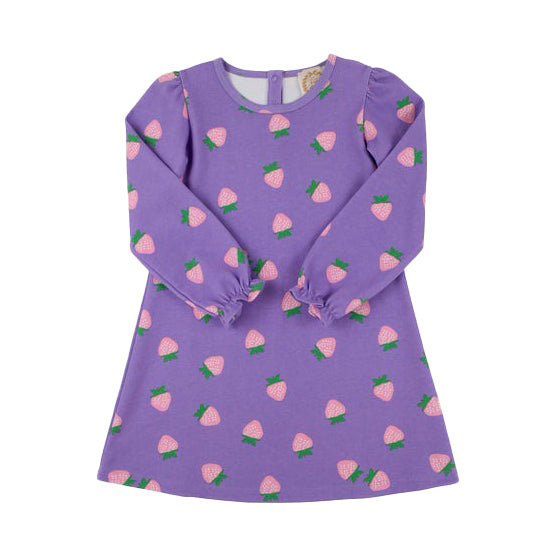 Sanibel Strawberry Sadie Sweatshirt Dress by The Beaufort Bonnet Company