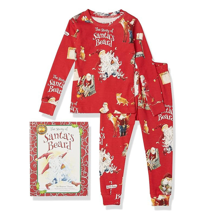 Story Of Santa's Beard Pajama/Book Set by Books to Bed