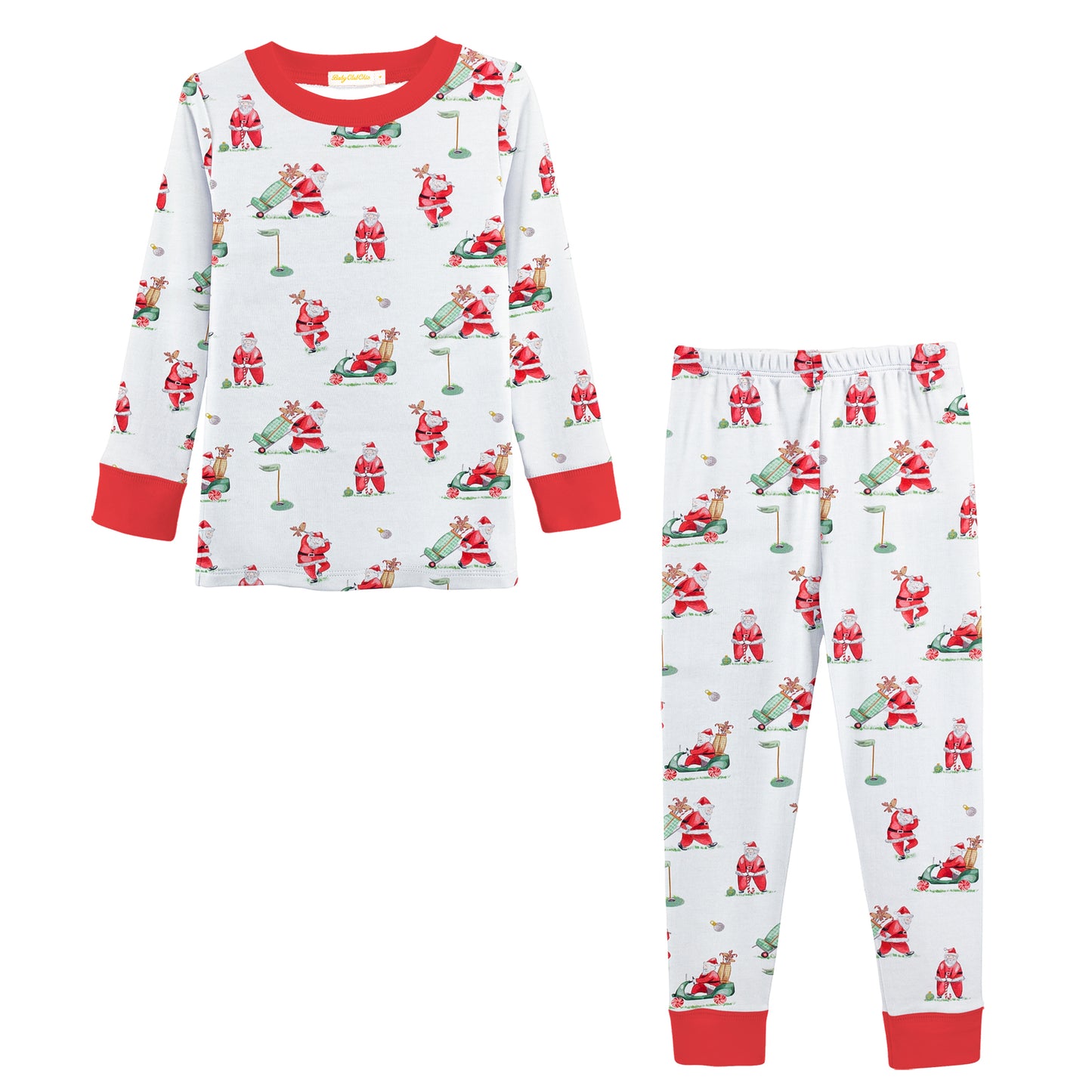 Santa's Golf Pajamas by Baby Club Chic