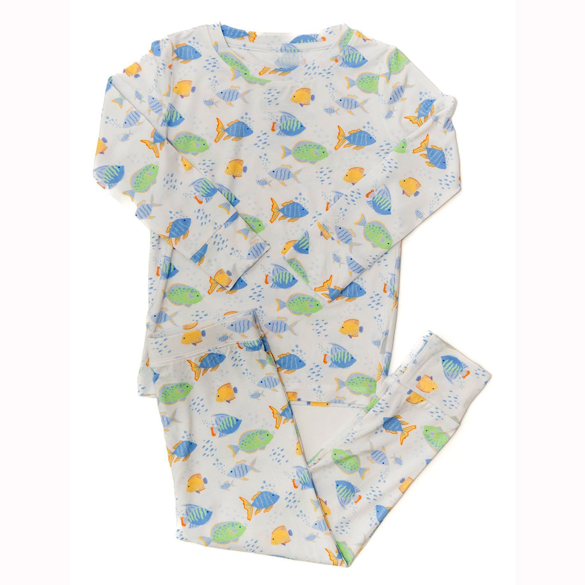 School of Fish Pajama Set by The Uptown Baby