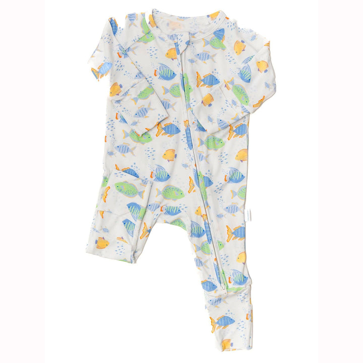 School of Fish Sleep Romper by The Uptown Baby