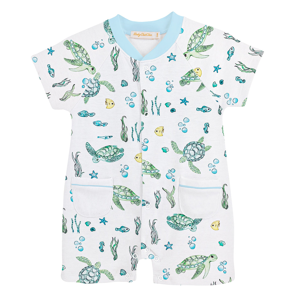 Sea Turtles Romper by Baby Club Chic