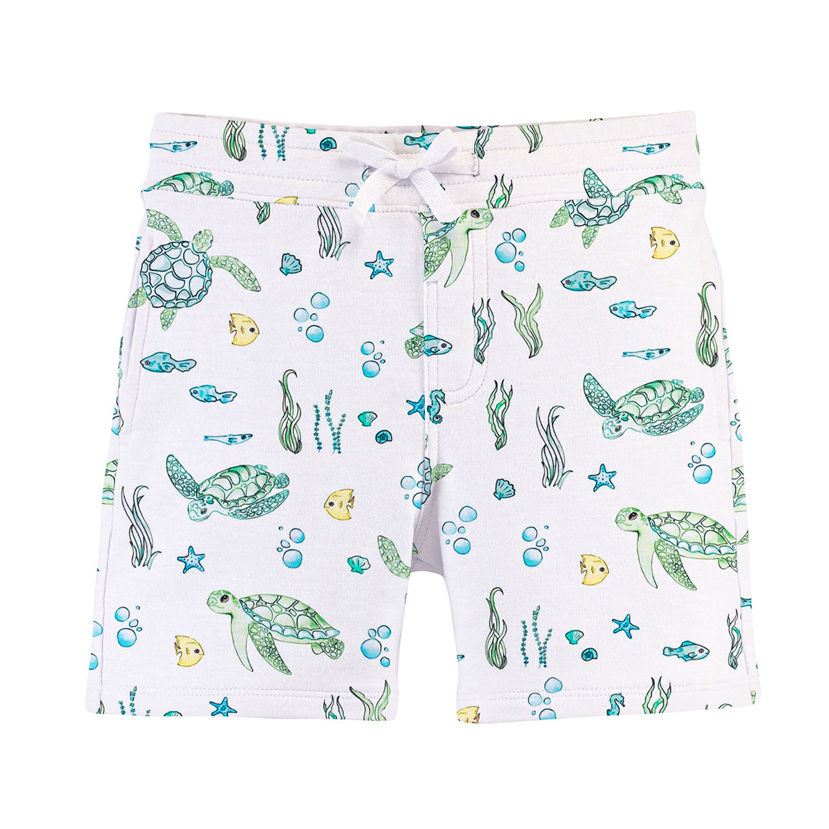 Sea Turtles Boy's Shorts by Baby Club Chic