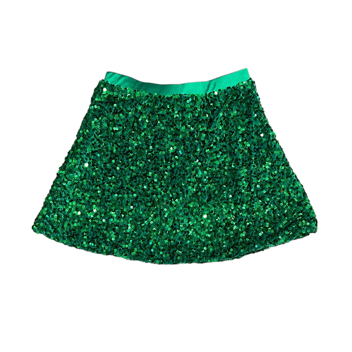 Sequin Green Skort by Lulu Bebe