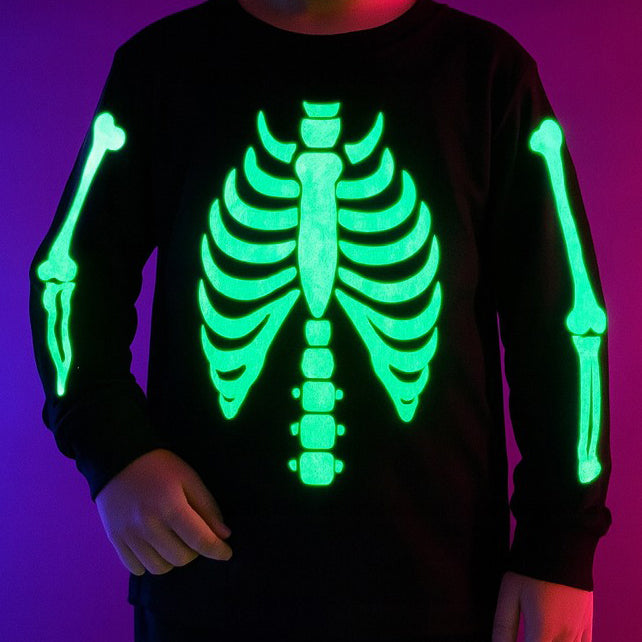 Skeleton Go-in-Dark Tee by Me & Henry