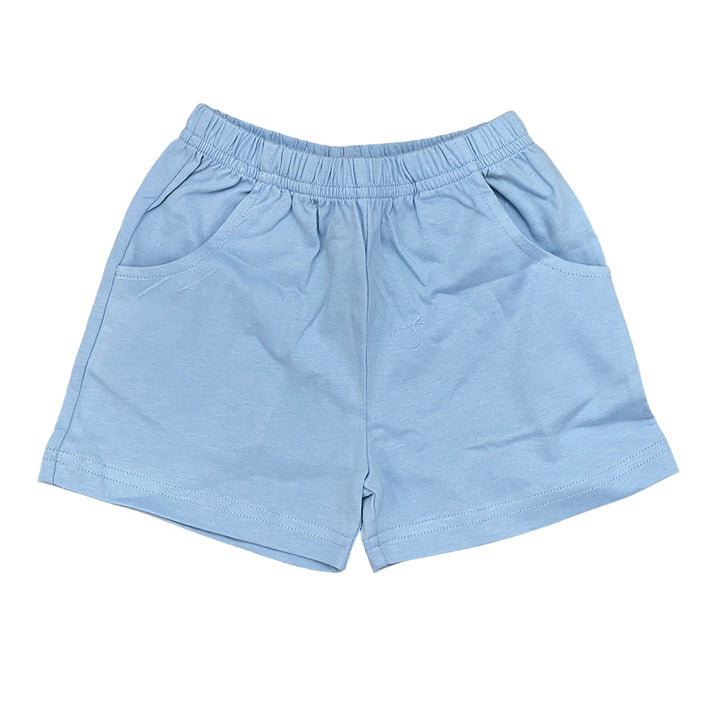 Luigi Boys Shorts with Pockets - Sky Blue