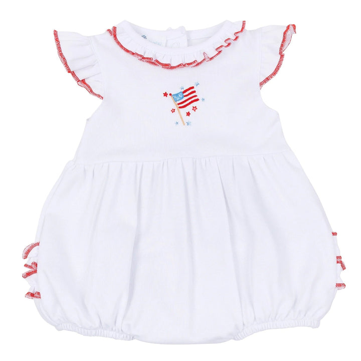 A Sparkly Fourth Ruffle Bubble by Magnolia Baby