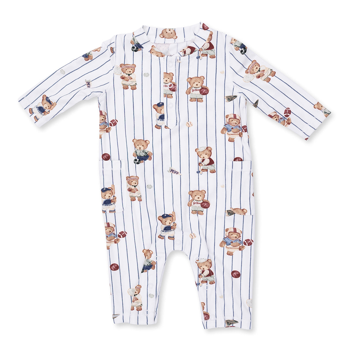 Sports Bears Romper by Angel Dear