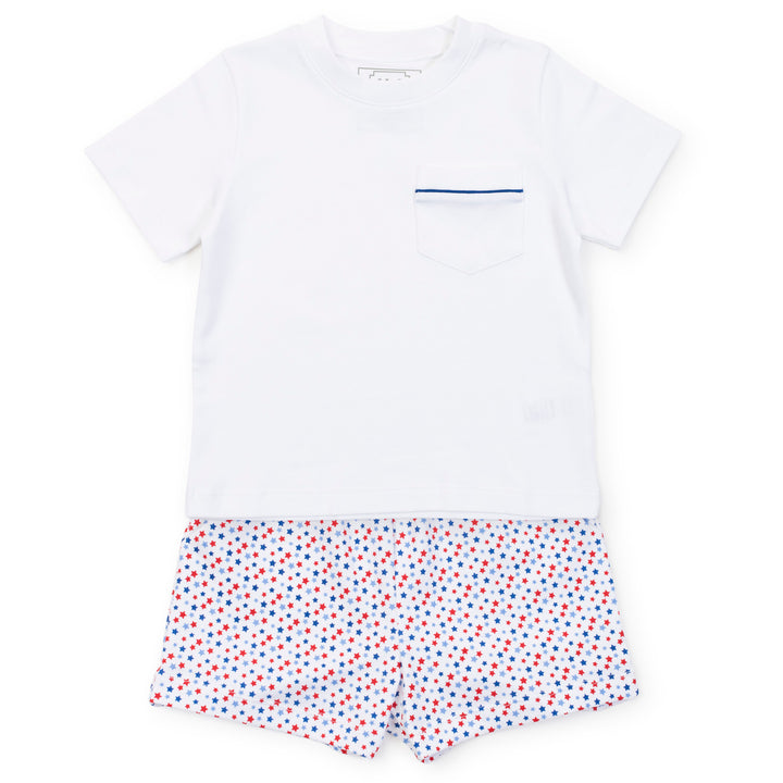 Star Spangled Walker Short Set by Lila & Hayes