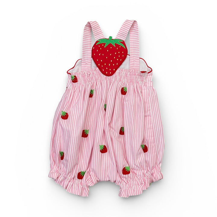 Strawberry Romper by Cotton Kids