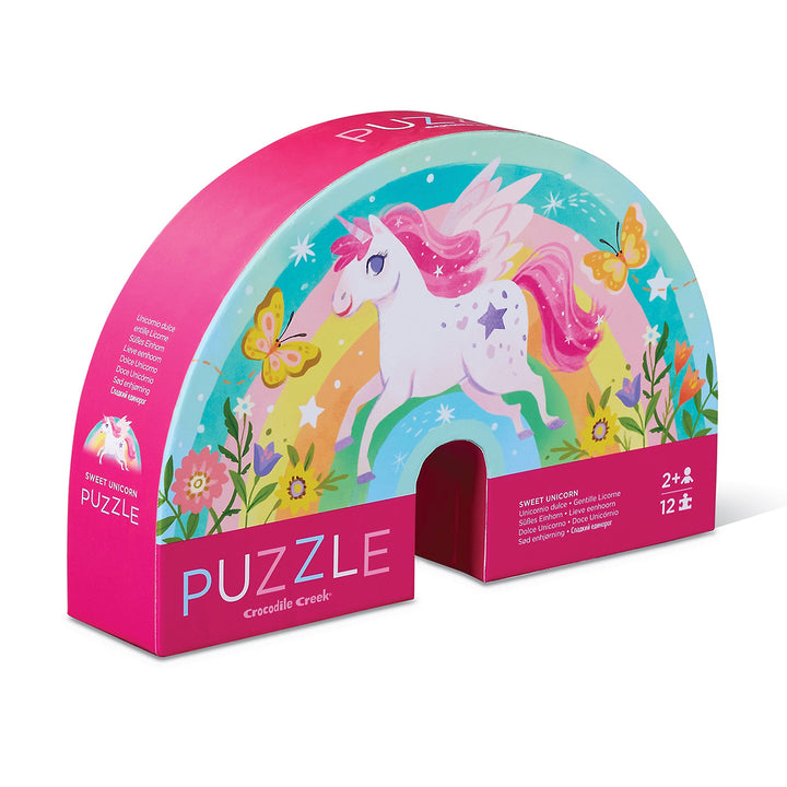 Crocodile Creek Sweet Unicorn 12-Piece Puzzle (Age 2+)