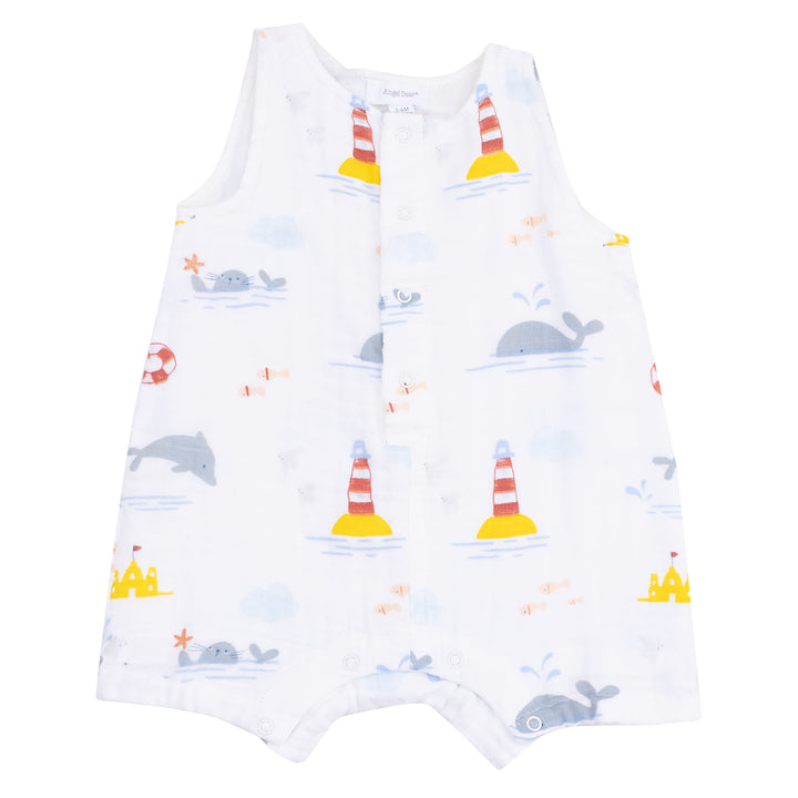 Take Me To The Sea Sleeveless Romper by Angel Dear