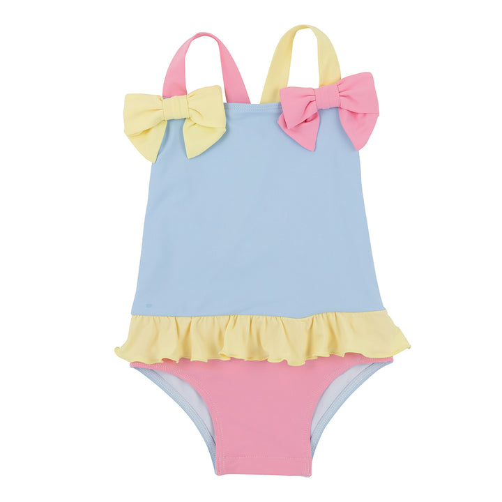 Blue/Pink/Yellow Taylor Bay Bathing Suit by The Beaufort Bonnet Company