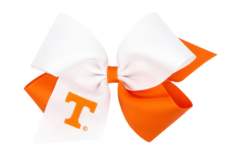 Wee Ones Bow with Tennessee Logo Embroidered (2 sizes)
