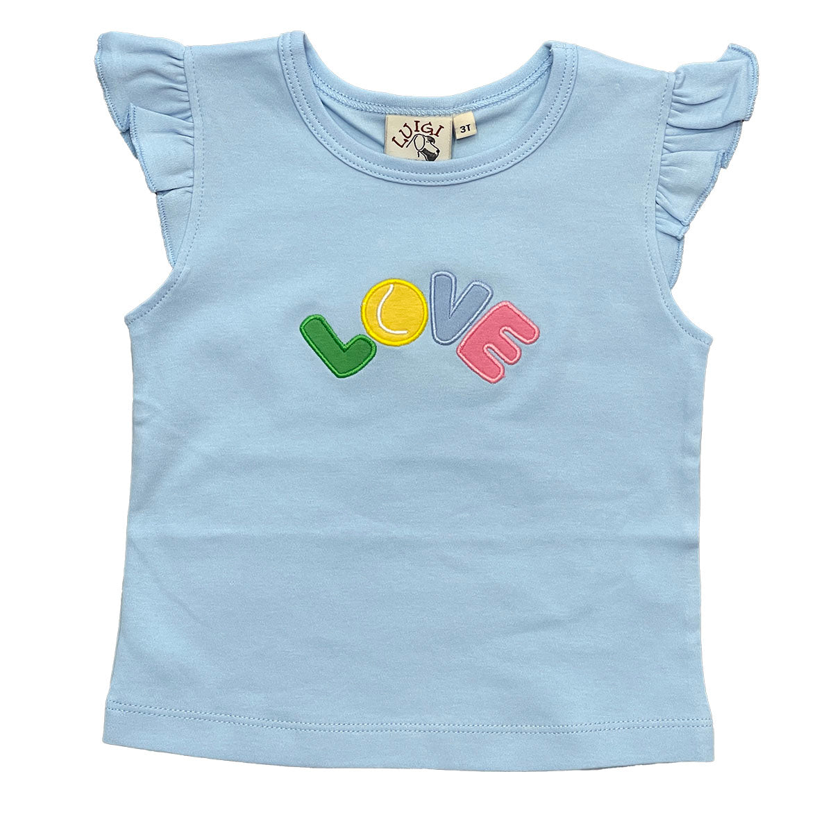 "LOVE" Tennis Ball Top by Luigi