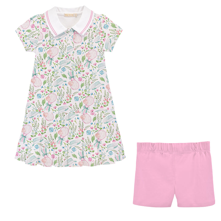 Tennis Twirls Dress with Shorts by Baby Club Chic