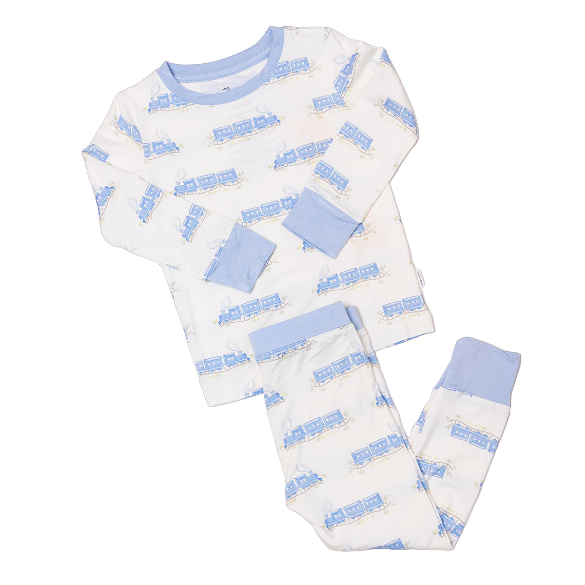 Train 2pc Pajama Set by The Uptown Baby