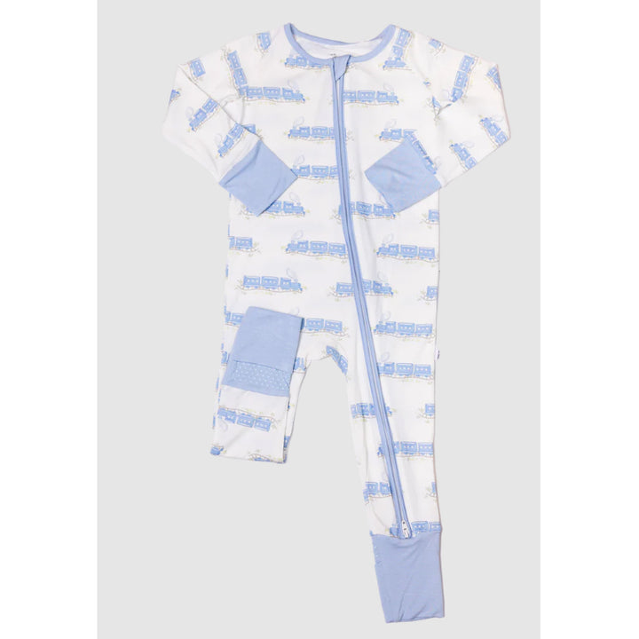 Train Sleep Romper by The Uptown Baby