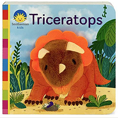 Triceratops Finger Puppet Book