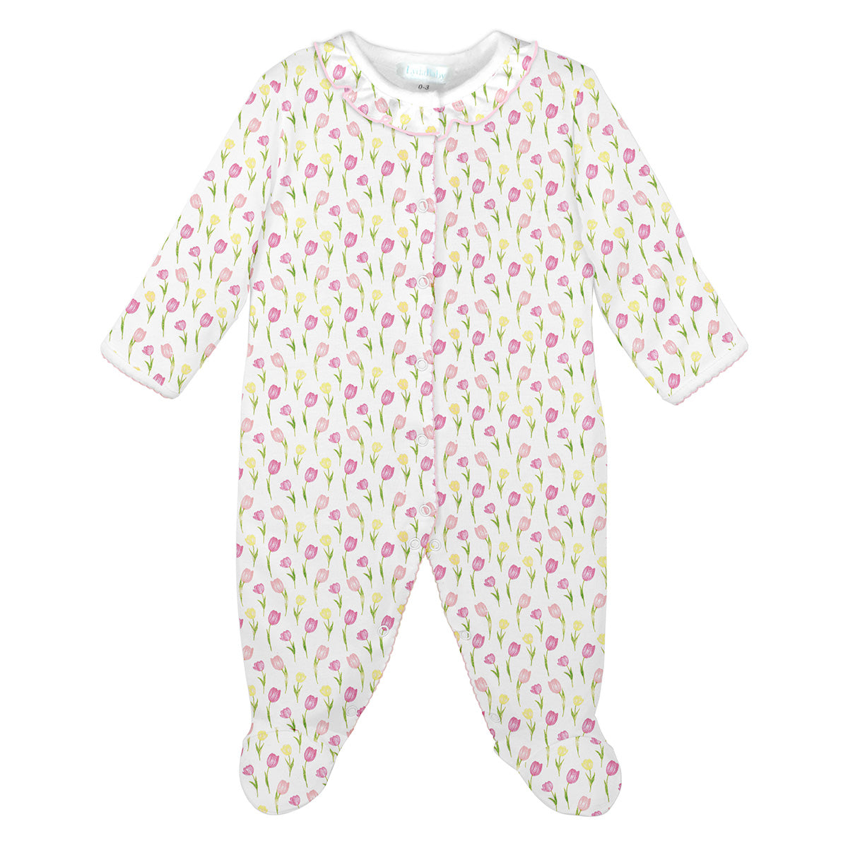 Tulip Fields Footie by Lyda Baby