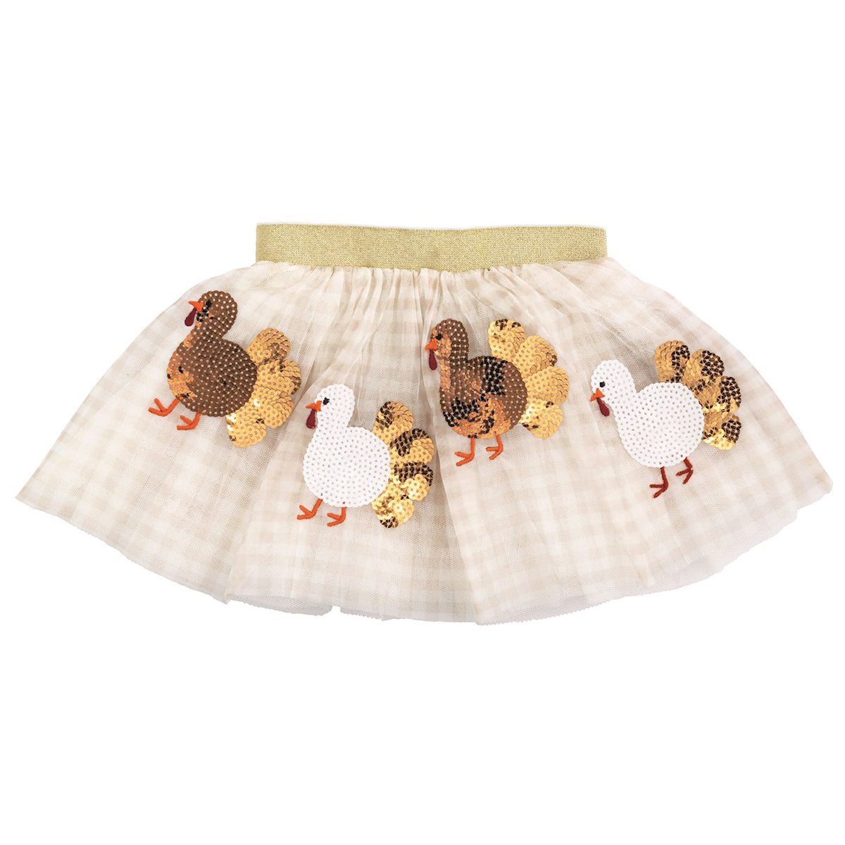 Turkey Sequins Tutu by Mud Pie