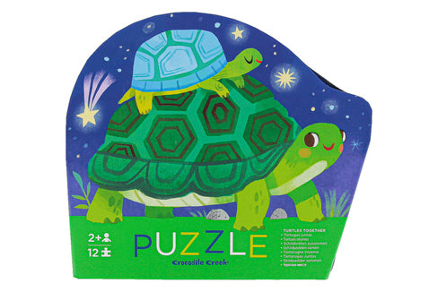 Crocodile Creek Turtles Together 12-Piece Puzzle (Age 2+)