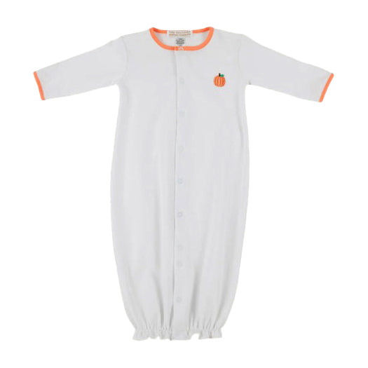Twinkle Twinkle 2 in 1 Gown with Pumpkin Embroidery by The Beaufort Bonnet Company