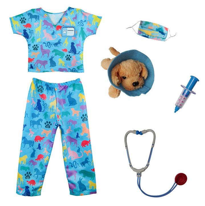Veterinarian Costume & Accessories by Great Pretenders (Size 5-6)
