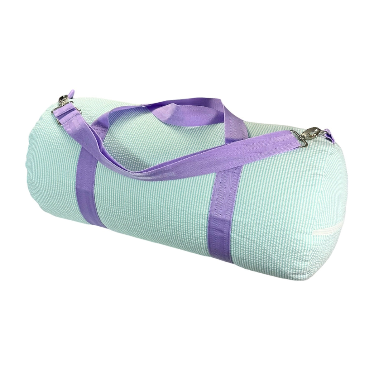 Mint Weekend Seersucker Duffel - 10 Colors